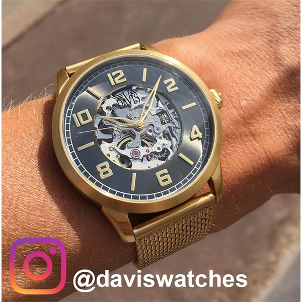 Montre squelette 2025 davis