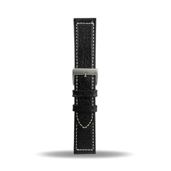 22mm Bracelet Montre Cuir Noir BB1020