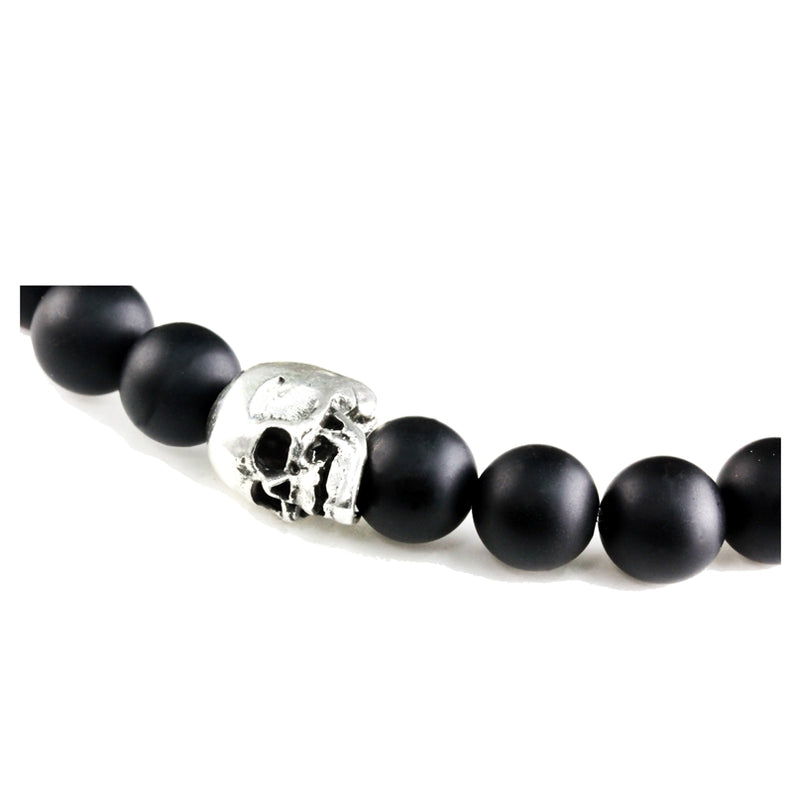 Bracelet Skull Onyx Mate